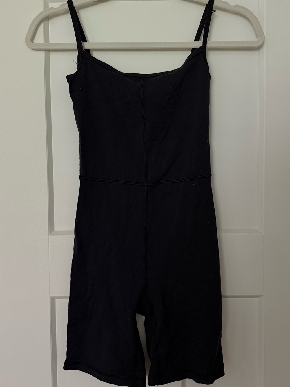 Aritzia Black Sleeveless Stretch Jumpsuit Romper